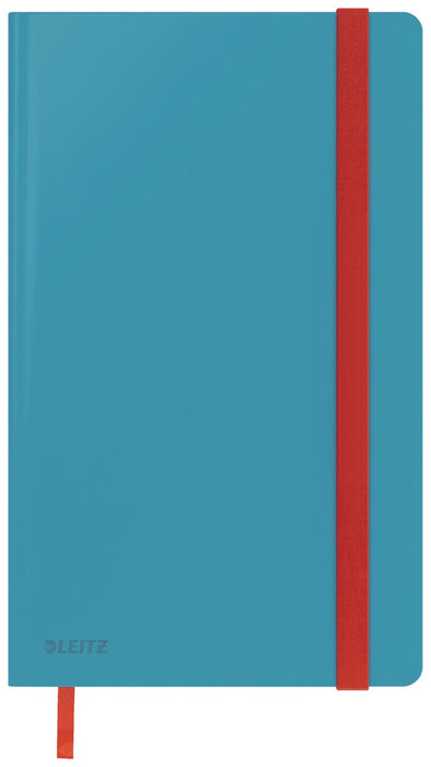 Leitz Cosy notitieboek met harde kaft, voor ft A5, gelijnd, blauw