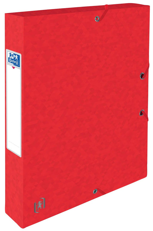 Elba elastobox Oxford Top File+ rug van 4 cm, rood 9 stuks, OfficeTown