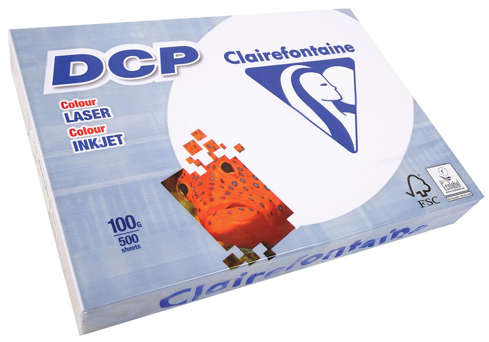 Clairefontaine DCP presentatiepapier A3, 100 g, pak van 500 vel 4 stuks