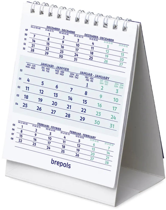 Brepols bureaukalender, staand, 2025, OfficeTown