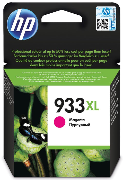 HP inktcartridge 933XL, 825 pagina's, OEM CN055AE#301, magenta, met beveiligingssysteem