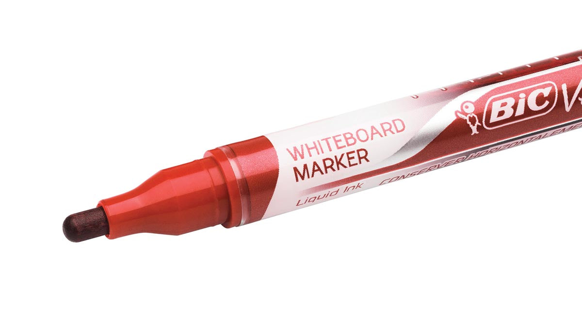 Velleda Whiteboardmarker Liquid Ink Pocket in rood met Ronde Punt