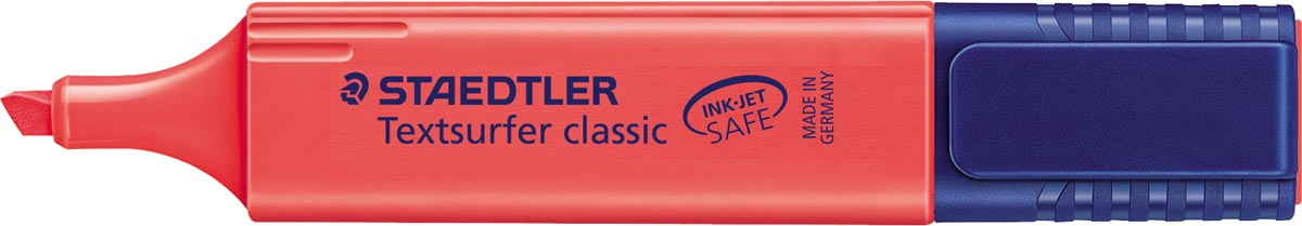 Staedtler Markeerstift Textsurfer Classic rood met schuine punt