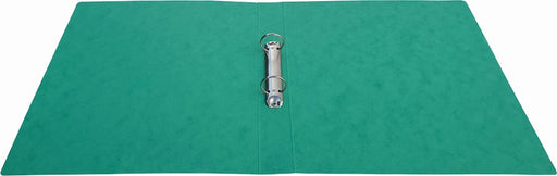 Bronyl ringmap, voor ft A4, uit glanskarton, 2 ringen van 25 mm, groen 12 stuks, OfficeTown