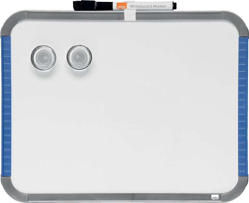 Nobo Slimline mini magnetisch whiteboard met marker, staal, 22 x 28 cm