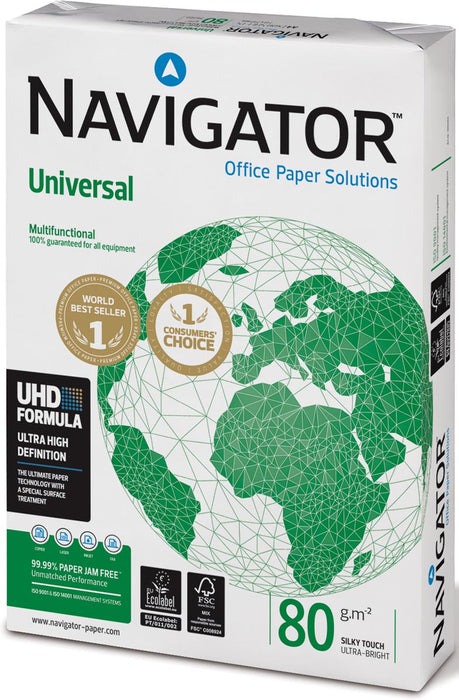 Navigator Universeel printpapier ft A3, 80 g, pak van 500 vel