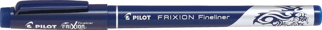 Pilot fineliner Frixion blauwe 12 stuks met uitwisbare inkt