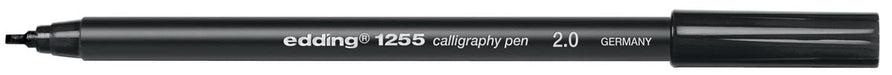 Edding kalligrafiepen met 2,0 mm punt in zwart - OfficeTown