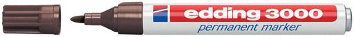 Edding permanente marker 3000 in diepbruin - OfficeTown