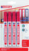 Edding permanente marker 3000 met rode inkt, 4 stuks - OfficeTown