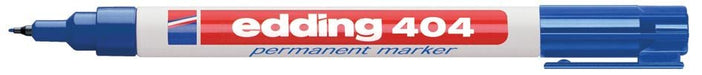 Edding permanente marker e - 404 blauw met ronde punt - OfficeTown