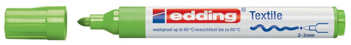 Edding textielstift 4500 in lichtgroen met ronde punt - OfficeTown