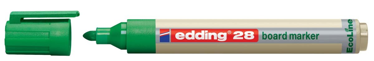 Edding Whiteboardmarker Ecoline e - 28 groen 10 stuks - OfficeTown