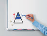 Edding witbordstiften e - 363 blauw 10 stuks met beitelvormige punt - OfficeTown
