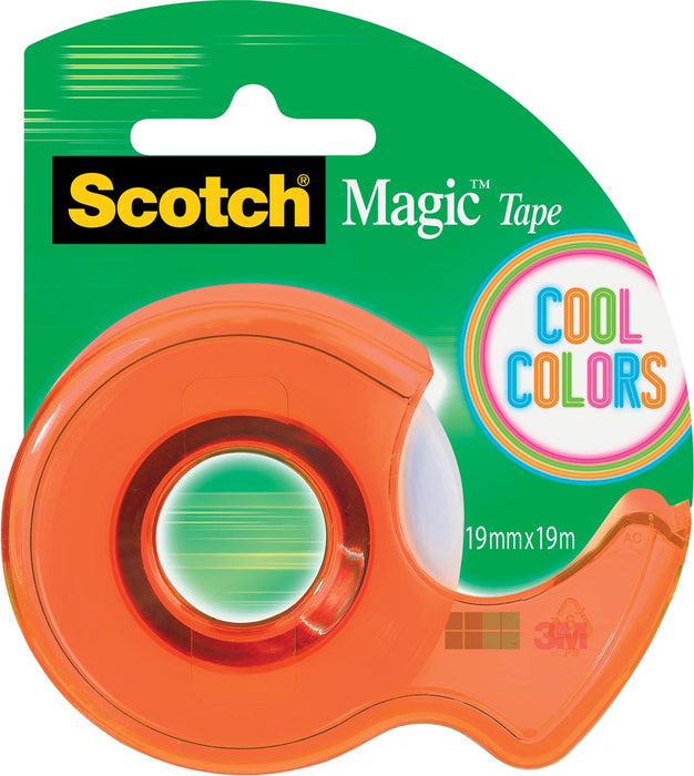 Scotch Tape Dispenser Cool Colors Maxi 12 stuks