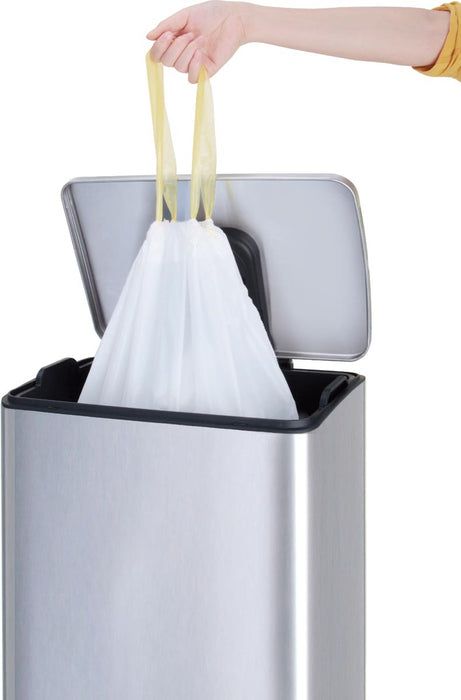 Eko vuilniszakken met trekbandsluiting, 18 - 21 liter, wit, 1 rol, 20 zakken - OfficeTown