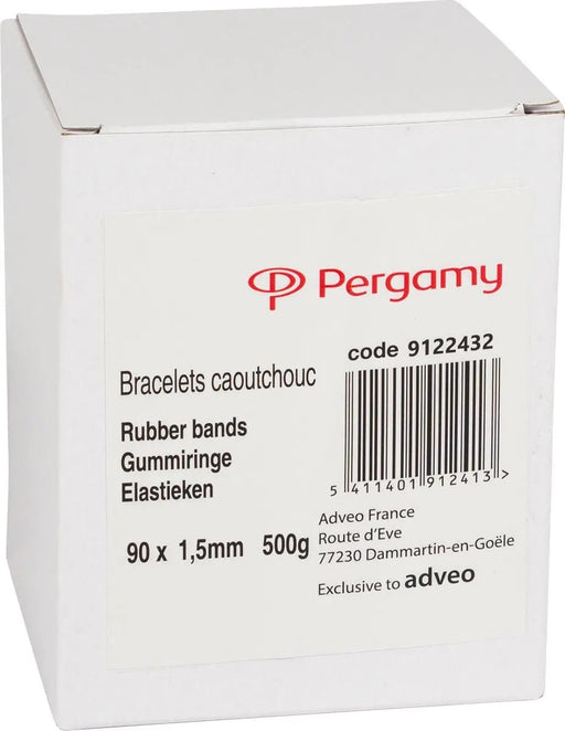Elastieken 1,5 mm x 90 mm, verpakking van 500 g - OfficeTown