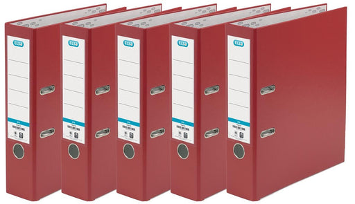 Elba ordner Smart Pro+, 8 cm breed, pak van 5 stuks, rood - OfficeTown