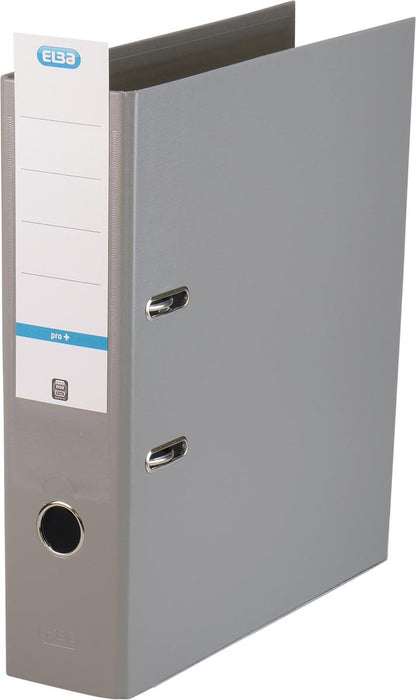 Elba ordner Smart Pro+, grijs, rug van 8 cm - OfficeTown