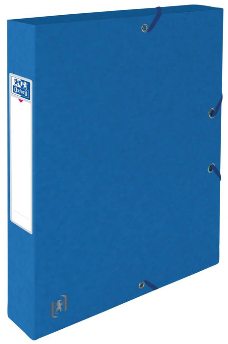 Elba Oxford Top File+ Elastobox, blauw, A4 formaat - OfficeTown