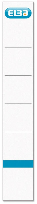Elba rugetiketten, ft 19x3,4 cm, wit 10 st - OfficeTown