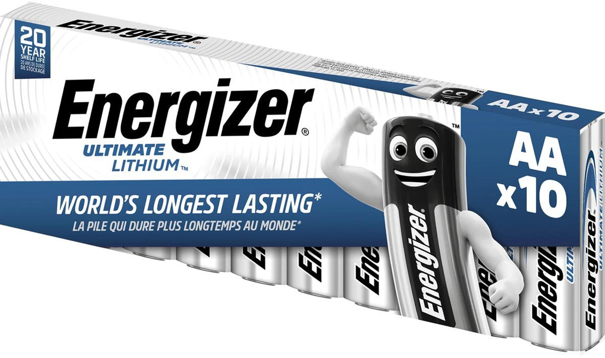 Energizer Ultimate Lithium AA/L91 - batterijen, 10 stuks - OfficeTown