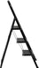 Escalo trapladder Kleur Step, 3 treden, zwart - OfficeTown