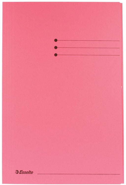 Esselte map met roze klep, ft folio 50 stuks - OfficeTown