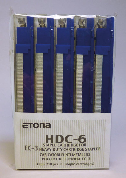 Etona nietjespatroon voor EC - 3, capaciteit 1 - 25 vellen, verpakking van 5 stuks - OfficeTown