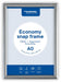 Europel clicklijst Economy, lijst 25 mm, ft A0, zilver - OfficeTown