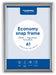 Europel clicklijst Economy, lijst 25 mm, ft A1, zilver - OfficeTown