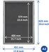 Europel clicklijst, lijst 25mm A2, zilverkleurig posterframe - OfficeTown