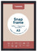 Europel clicklijst, lijst 25mm A3, mat zwart posterframe - OfficeTown