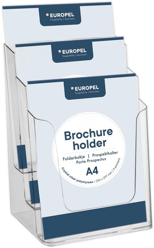 Europel folderhouder, 3 x ft A4 - OfficeTown