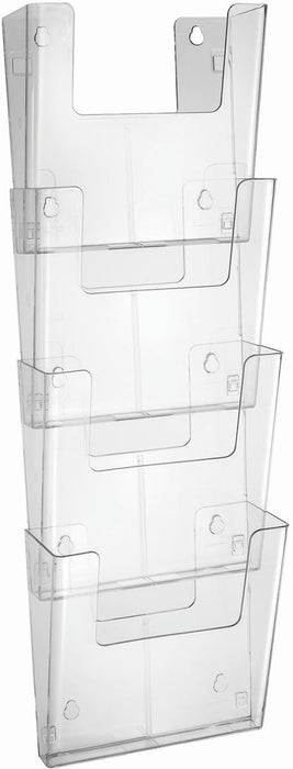 Europel wandfolderhouder, 4 x ft A4, portret - OfficeTown