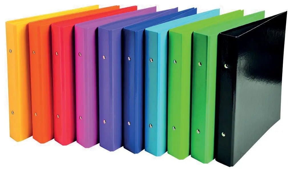 Exacompta Iderama ringband, ft A5, rug van 3 cm, assorti kleuren 10 stuks - OfficeTown