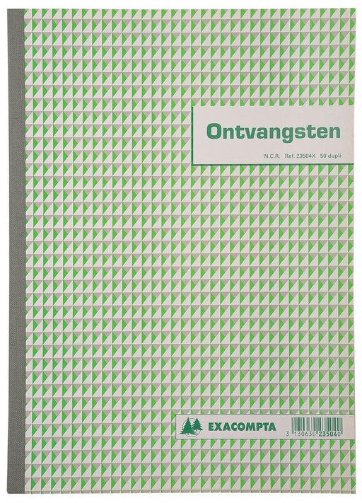 Exacompta ontvangstboek, ft 29,7 x 21 cm, Nederlandstalig, dupli (50 x 2 vel) - OfficeTown