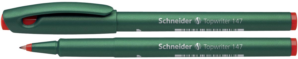 Schneider fineliner topwriter 147 rood 10 stuks