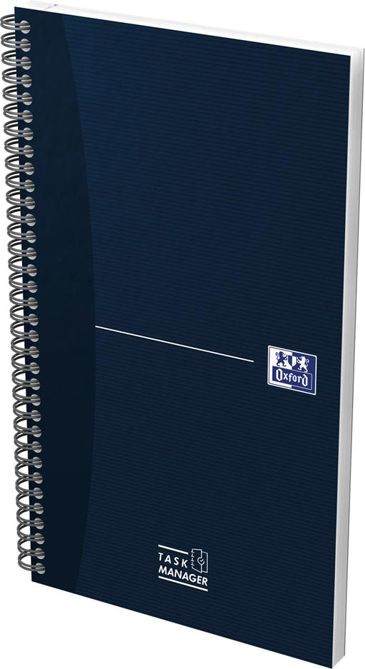 Oxford Office Essentials taskmanager, 230 pagina's, ft 14,1 x 24,6 cm, blauw 5 stuks, OfficeTown