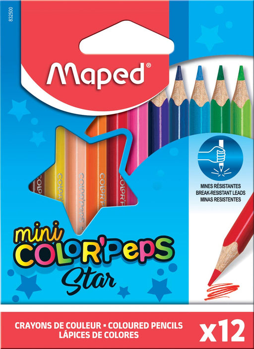 Maped driehoekig kleurpotlood Color'Peps Mini 24 stuks, OfficeTown