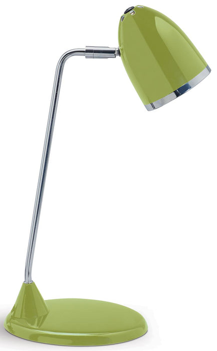 MAUL LED-bureaulamp spaarlamp Starlet met warmwit licht op voet, groen