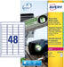 Avery L4778-20 ultra-sterke etiketten ft 45,7 x 21,2 mm (b x h), 960 etiketten, wit 5 stuks, OfficeTown