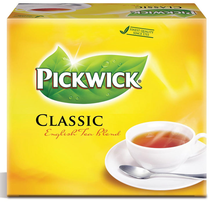 Pickwick thee, English Tea Blend, pak van 100 stuks, 2 g per zakje 6 stuks, OfficeTown