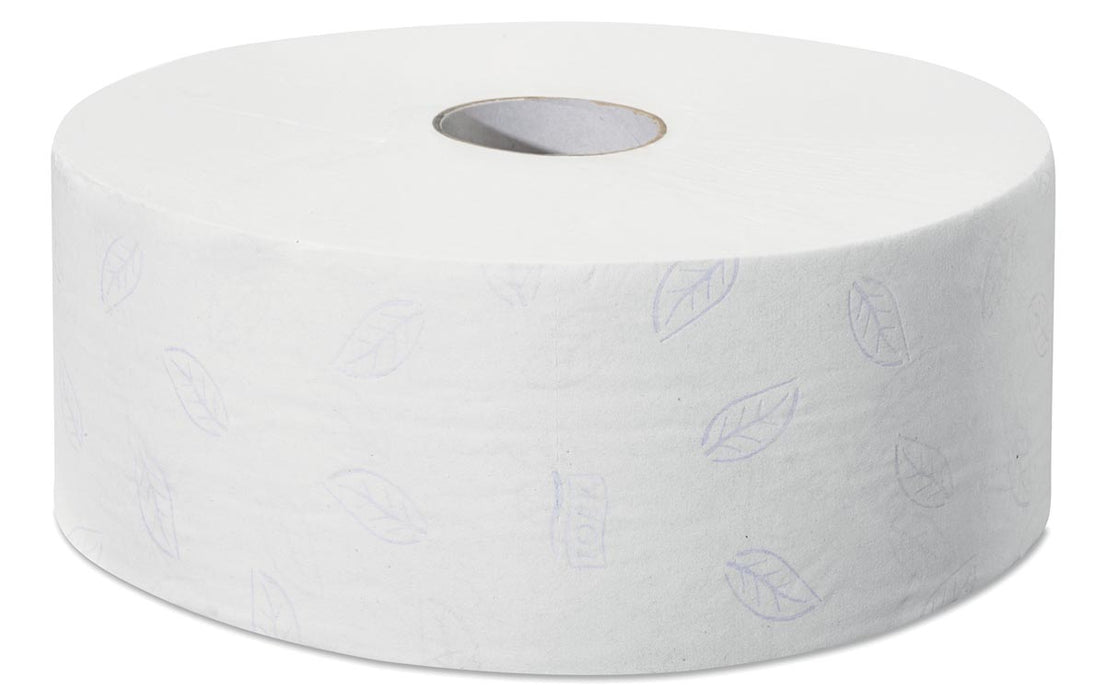 Tork toiletpapier Jumbo, 2-laags, systeem T1, pak van 6 rollen - Wit, 360 meter, FSC recycled gecertificeerd