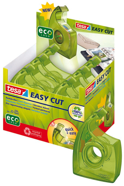 Tesa Easy Cut handdispenser ecoLogo 6 stuks, OfficeTown