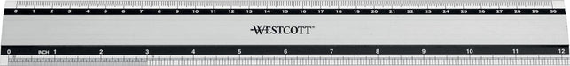 Westcott metalen lat 30 cm 12 stuks, OfficeTown