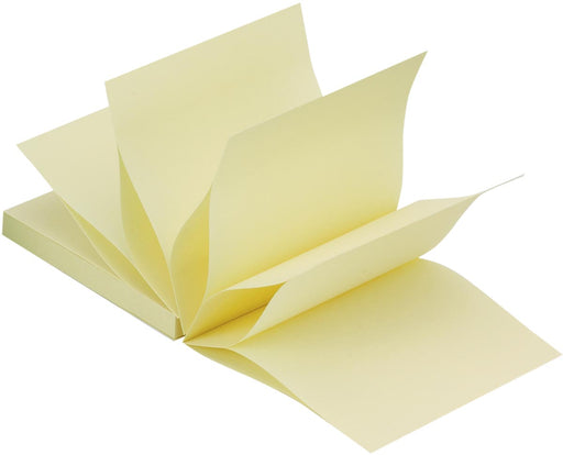 Q-CONNECT Z-Quick Notes, ft 76 x 76 mm, 100 vel, geel 12 stuks, OfficeTown