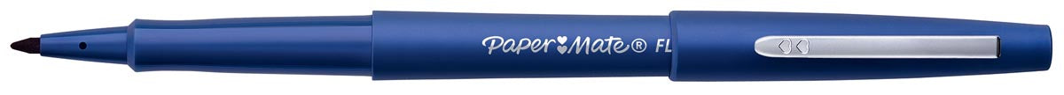 Paper Mate Fineliner Flair Original in Blauw met Medium Punt