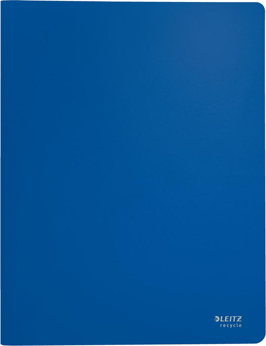 Leitz Recycle showalbum, A4-formaat, 40 hoezen, blauw met PP Copysafe-certificaat