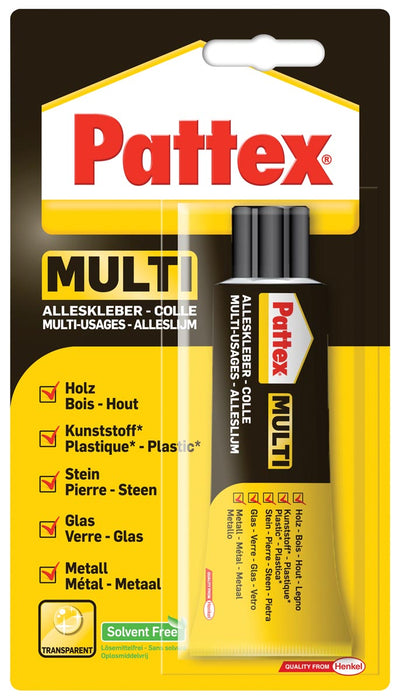 Pattex alleslijm Multi, tube van 50 g met extra sterke formule